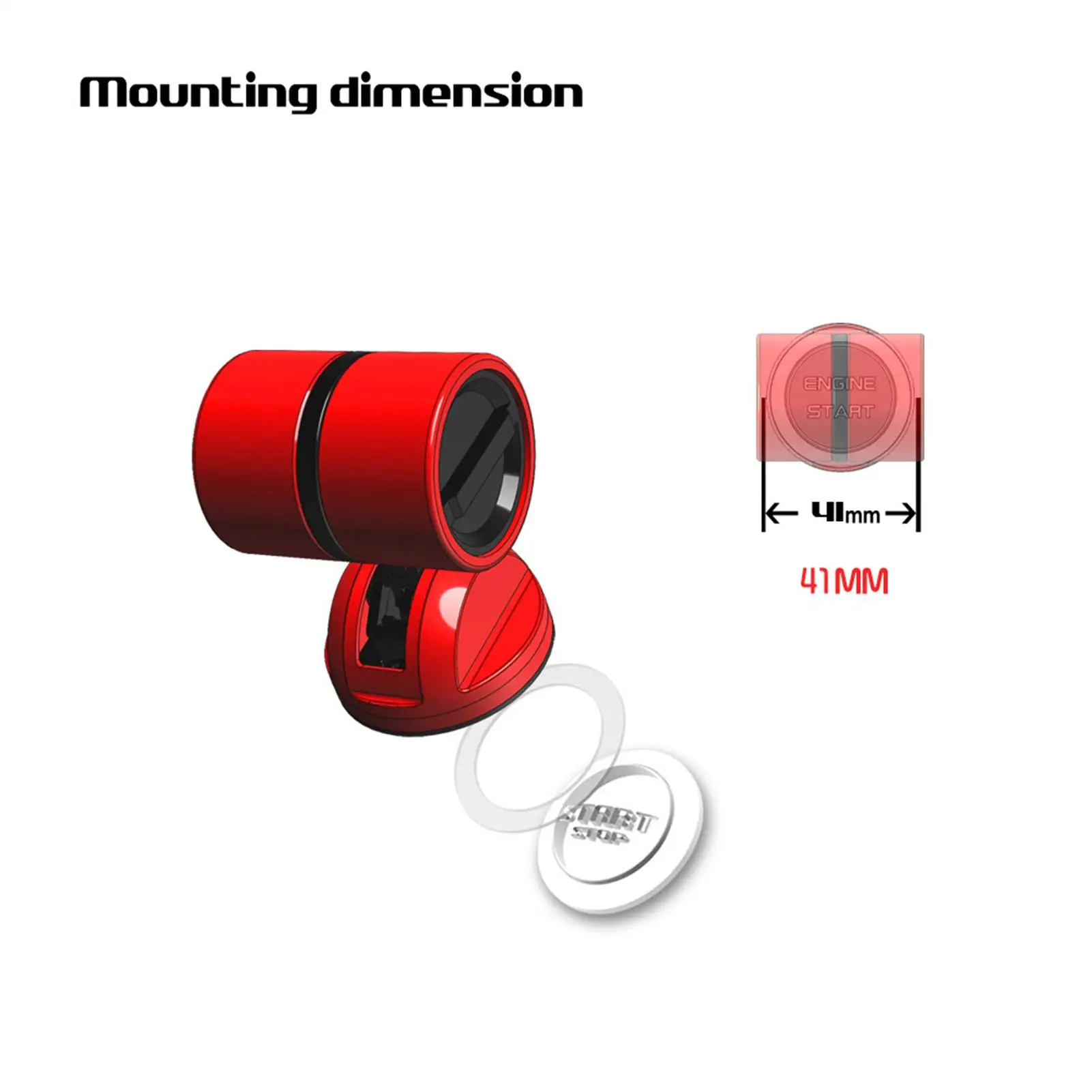 بدء غطاء أزرار السيارات الداخلية الإشعال غطاء أزرار المضادة للانزلاق واقية الكسوة الملحقات للمركبة الداخلية الرجال البالغين