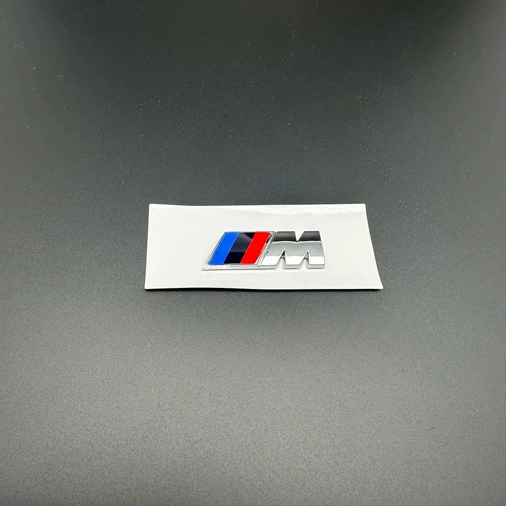 2024 BMW M LOGO Fender Emblem Badge Rear Trunk Badge For 1 3 5 7 Series X1 X3 X5 X6 M Sports Sticker Car Accessories Styling