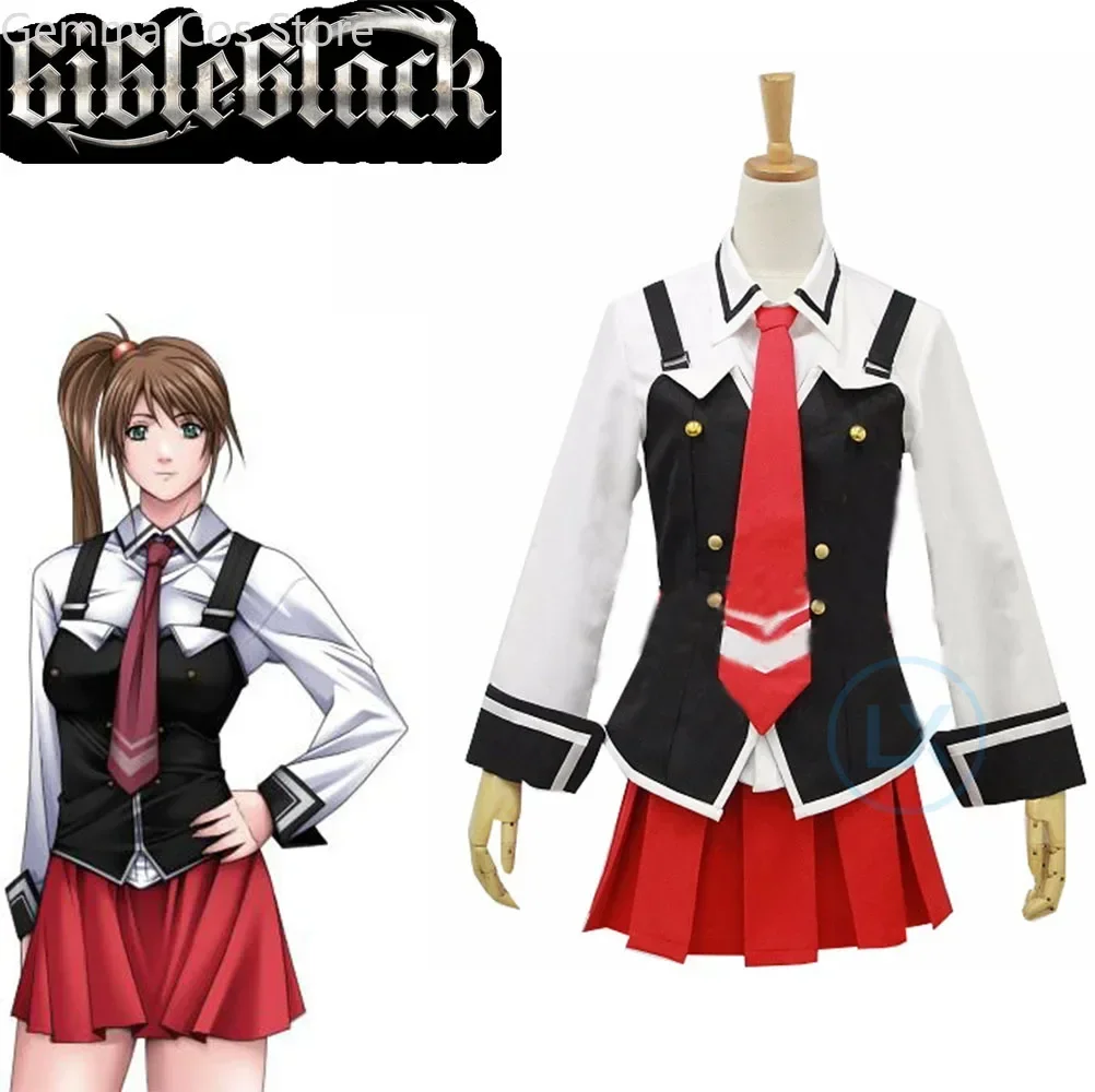 Juego de Anime Biblia negro Imari Kurumi JK uniforme escolar niñas uniforme disfraz Cosplay mujeres conjunto completo ropa Cos