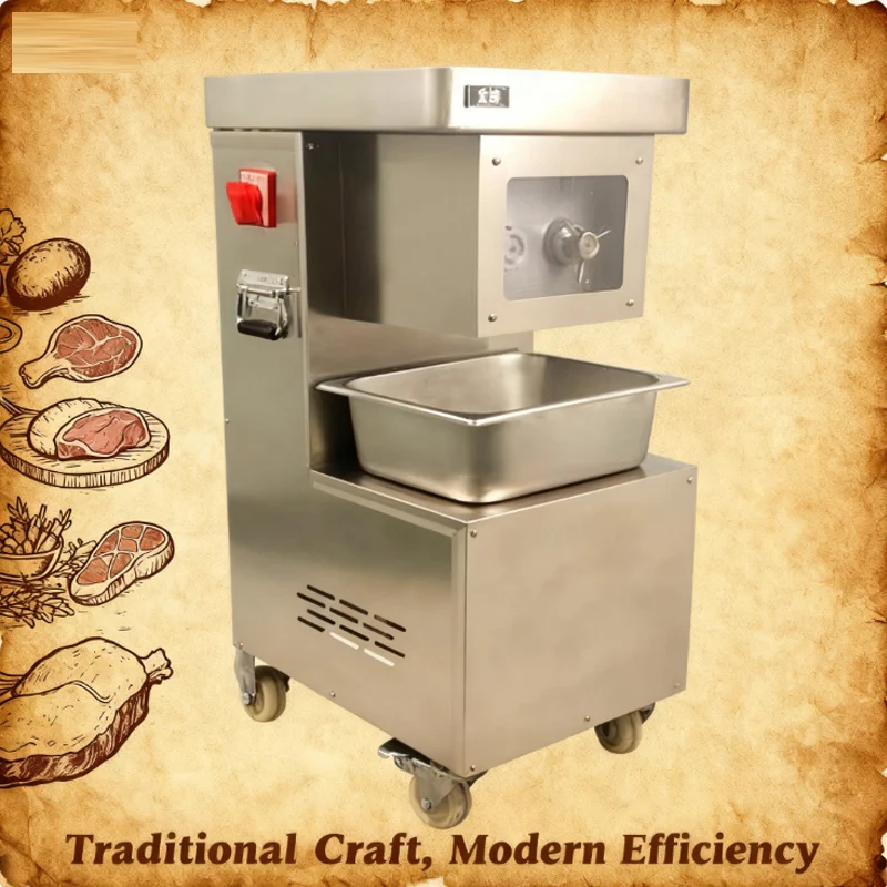 

Restaurant meat slicer fully automatic commercial retail meat grinders slicers Vegetable cutting machine