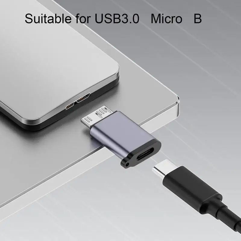 USB-A/Type-C To Micro B HDD Adapter USB3.1 Data Transfer Converter 5/10Gbps High-speed for Hard Drive Cable Adapter