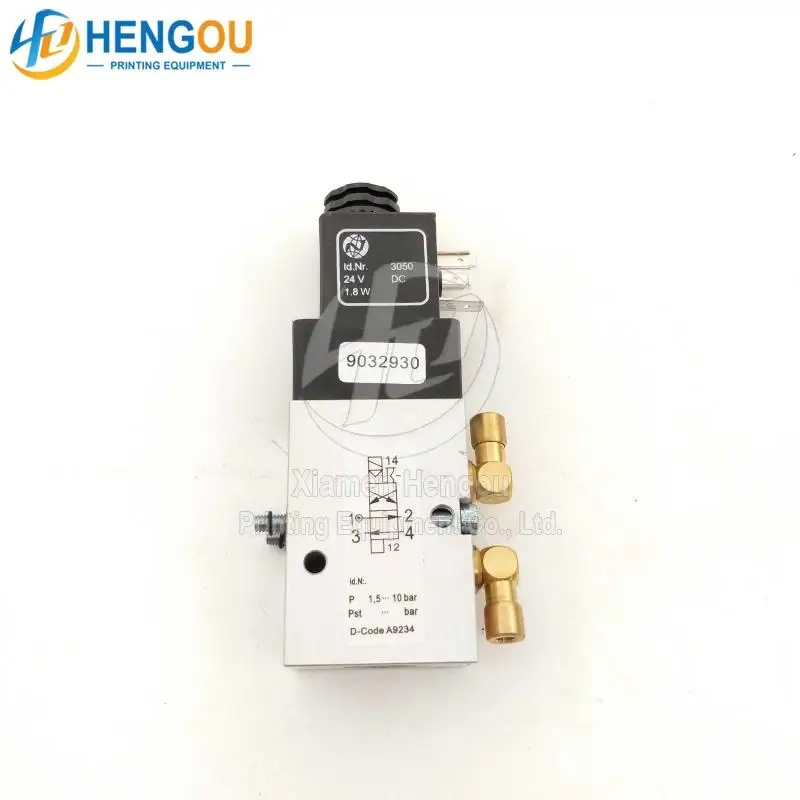 4 pieces 4mm 61.184.1311/02 61.184.1311 9032930 SOLENOID VALVE heidelber 4/2-way valve SM52 SM74 SM102 machines valve CD102