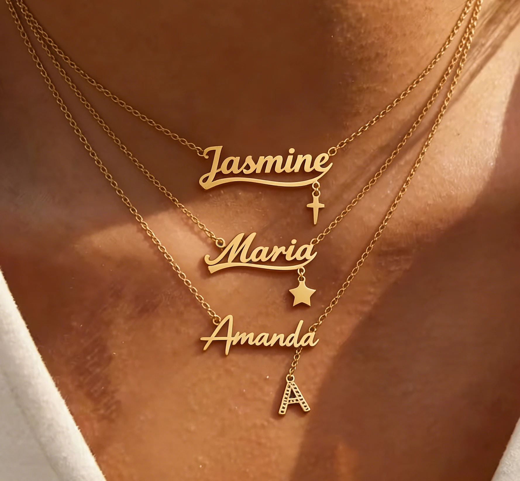 

Модные персонализированные украшения: кулоны с именем для женщин, подвески из нержавеющей стали, подарки на день рождения, оптовая продажа.