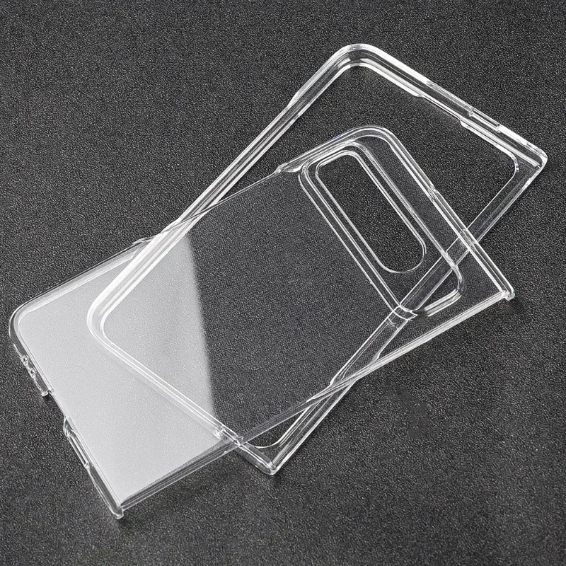 Transparent Phone Case for Google Pixel Fold PC Anti-scratch Portective Cover for Google Pixel Fold Clear Mobile Phone Fundas