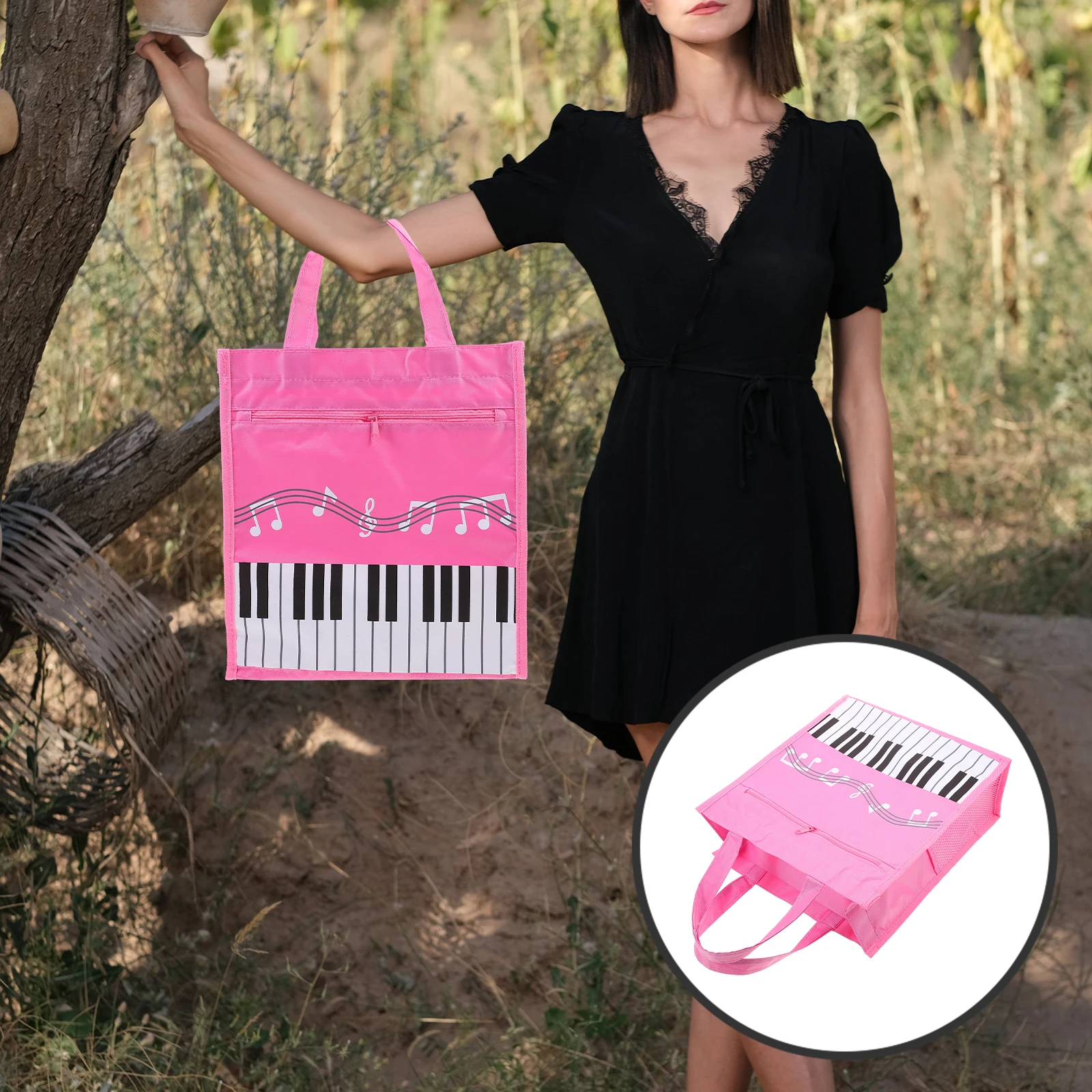 

Waterproof Sheet Bag Portable Storage Pouch Durable Lightweight Score Holder Spacious Organizer For Keyboard Instruments