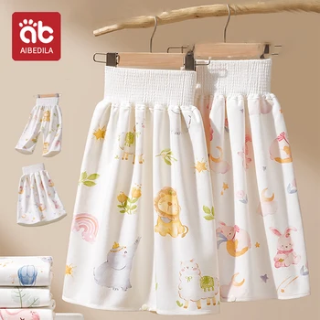 AIBEDILA 아기 기저귀 방수 스커트, 누수 방지 소변 훈련 바지, 천 기저귀, 어린이 침대, 변기 훈련