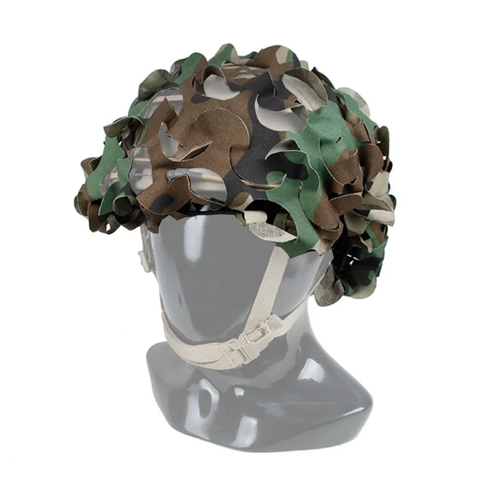 

Tactical Camouflage FAST Helmet Cover,Insertable branch camouflage CP helmet cloth,Outdoor Paintball Equipment Accessories