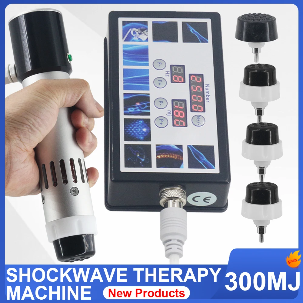 300MJ Shockwave Therapy Machine For Effective ED Treatment Relieve Neck Pain Massage 2025 Physiotherapy Shock Wave Massager New