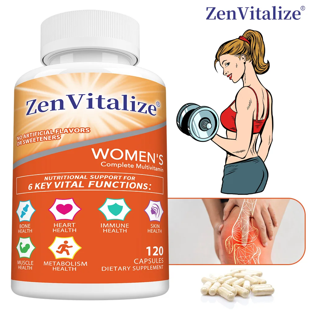 

Женские ежедневные мультивитамины - Ежедневные мультивитамины для поддержания энергии и иммунитета, способствуют здоровью костей, мышц и кожи.