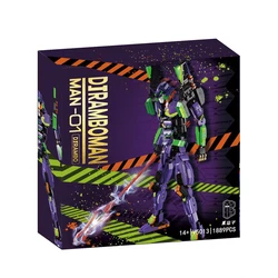 IN STOCK V5013 High Tech Technical Anime Robot Mecha Building Blocks Model MOC Creativity Bricks Toys for Boys Birthday Gift Set