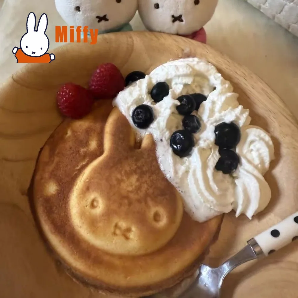 Kawaii Miffy Shape Muffin Pot Cute Rabbit Fry Pan Nonstick Aluminum Breakfast Omelette Waffle Wok Kitchen Cooking Baking Gift