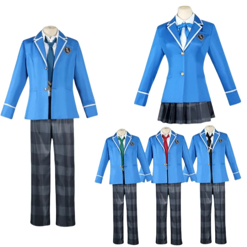 Hidaka Hokuto Cosplay Costume School Uniform Male Female Students Uniform Suit