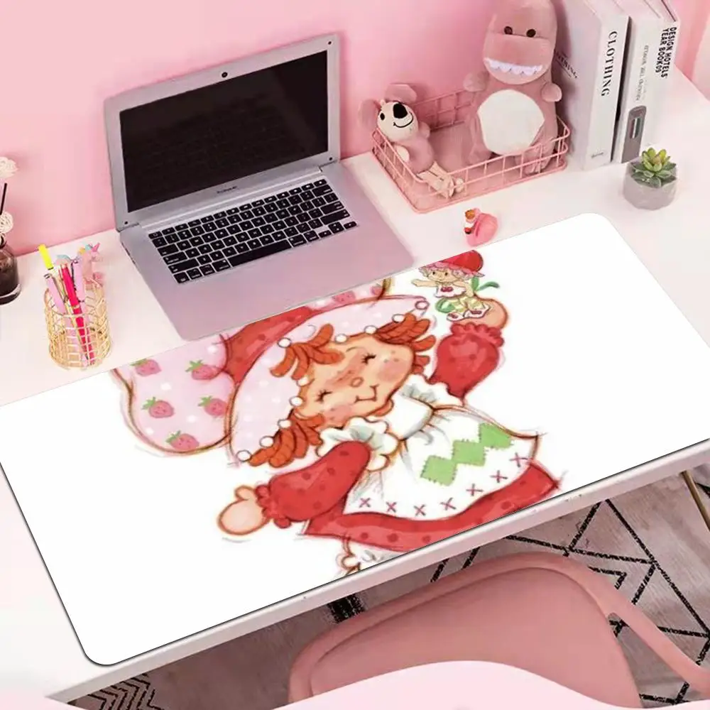Strawberry S-cute-S-short cake Mouse Pad Mouse Pad Desk Mouse Pad Cute HD Desk Pad Extended Gaming Keyboard Mats Large XXL