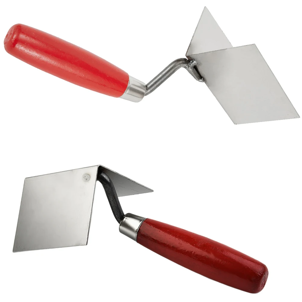 Corner Angle Trowel Stainless Steel Plastering Tool For Scraping Mudding Drywall Plastering Finishing Tool  Plastering Board