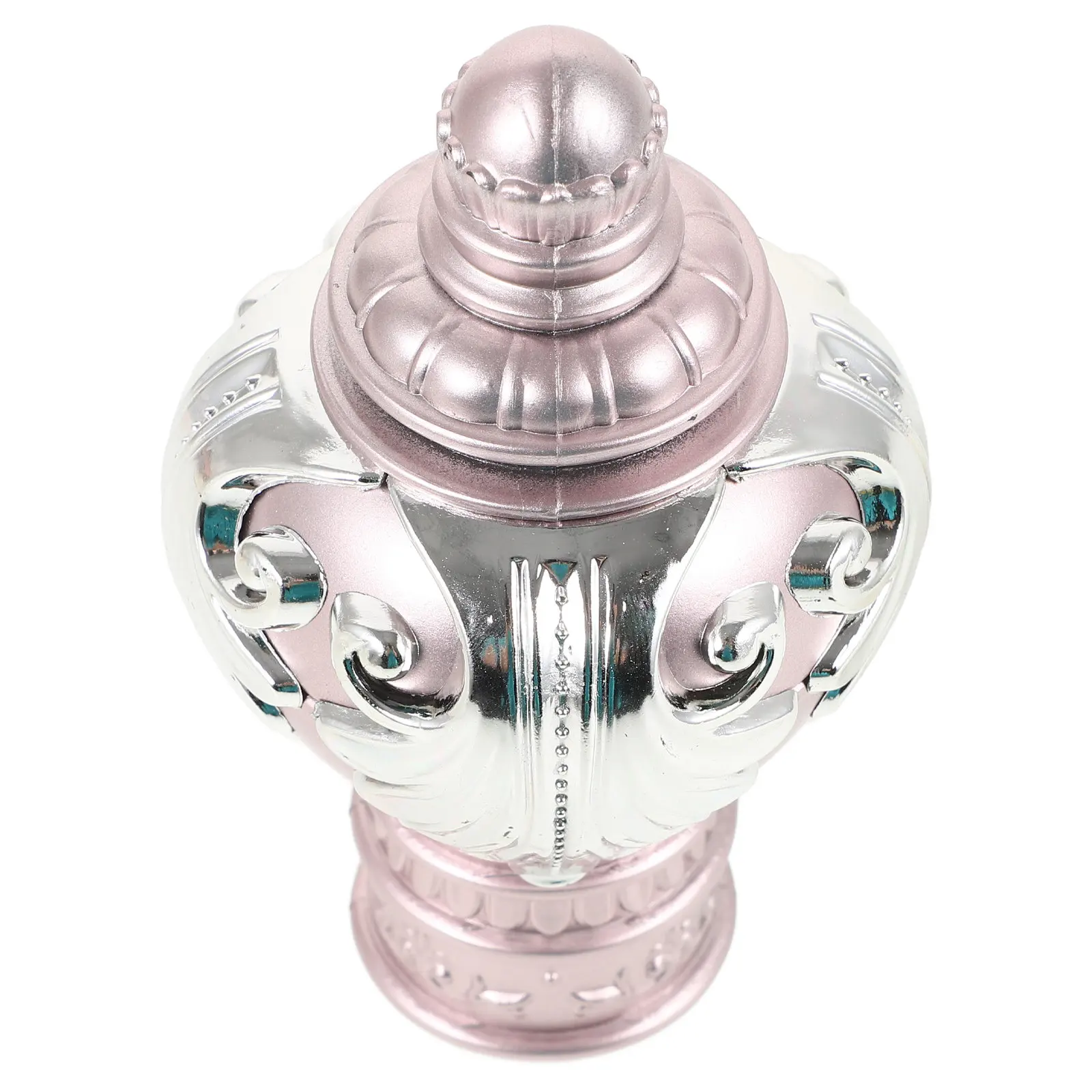 Curtain Rod Finials Simple Design For Home Hotel Decor Compatible With Various Rods Decorative End