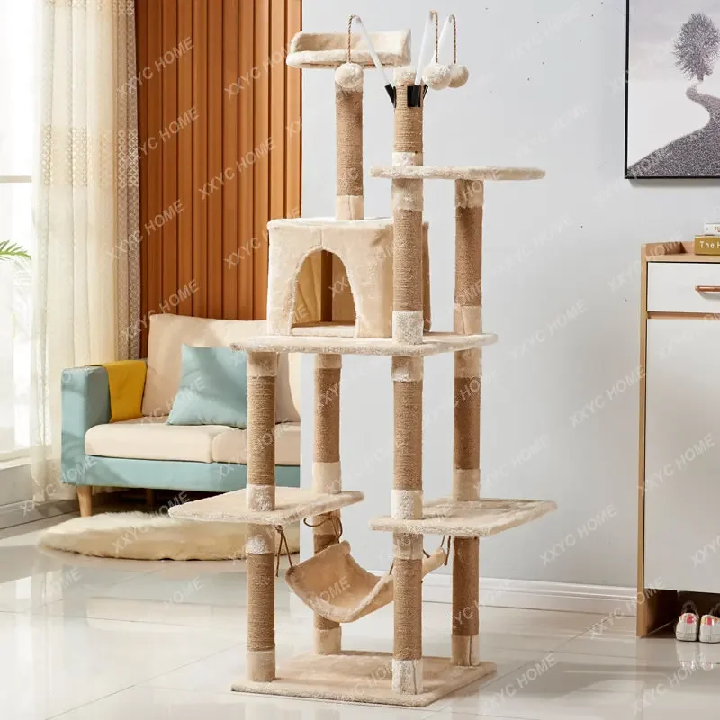 

Teaser Cat Climbing Frame Nest Scratching Pole Scratch Trees