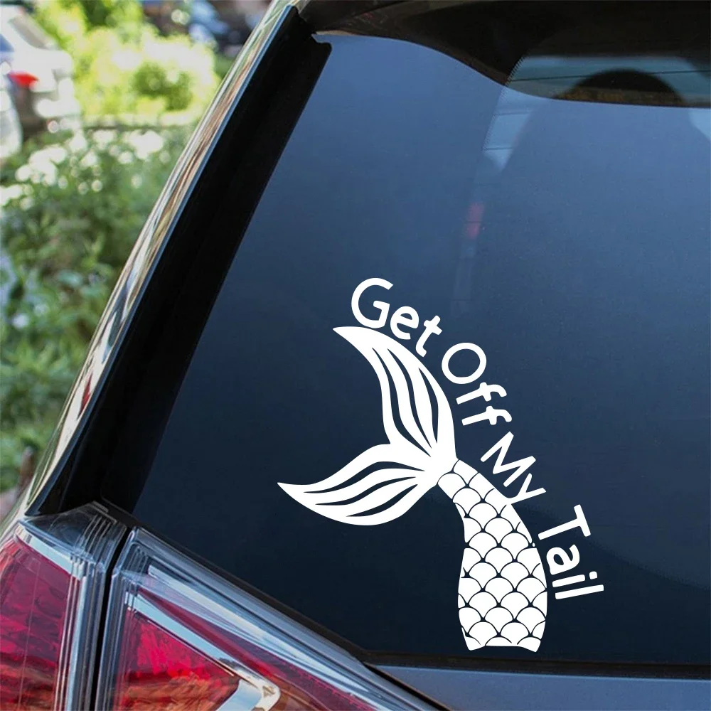 

Забавные наклейки на окна автомобиля Get Off My Tail, Стайлинг, декор, наклейки, аксессуары, виниловое украшение