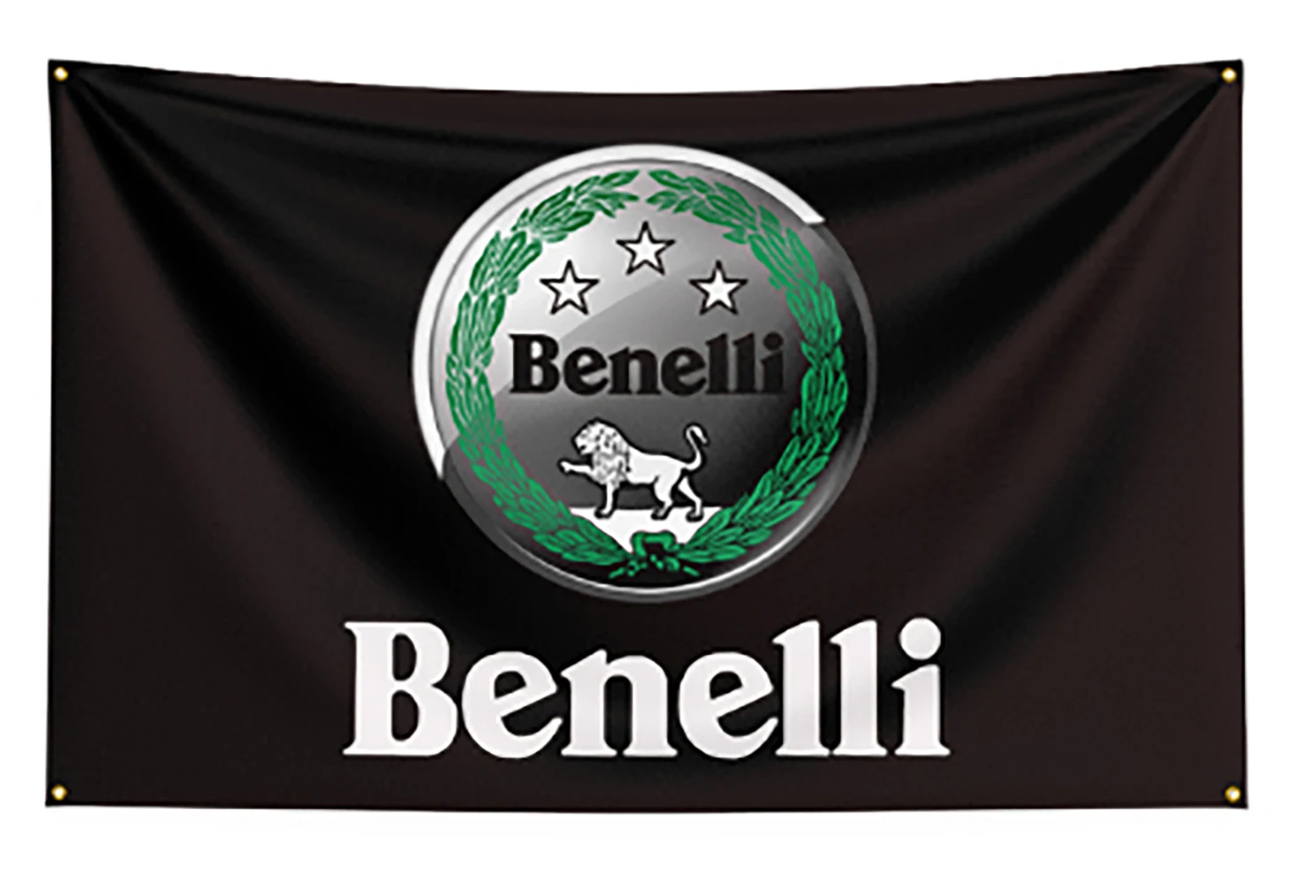 FLAGDOM 90X150CM  3X5FT Benellis Flag Polyester Printed Motorcycle Banner For Decor