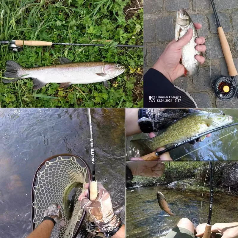 MAXIMUMCATCH 7.5-10ft 2/3WT Airlite Medium Fast Fly Rod Ultralight IM10 Carbon Fiber for Small Stream Nymph Fly Fishing Rod view 6