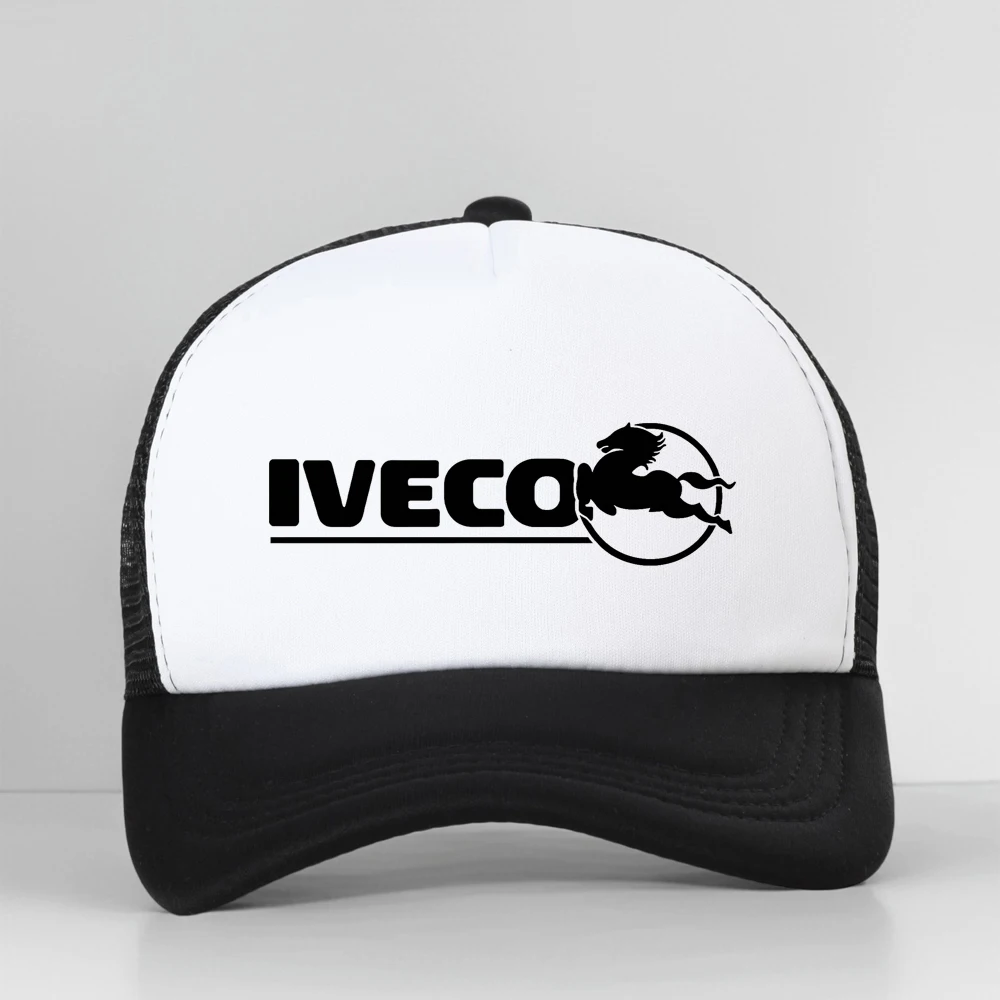 

Iveco Cartoon Anime Print Mesh Baseball Cap Unisex Breathable Snapback Fashion Casual Adjustable Hat