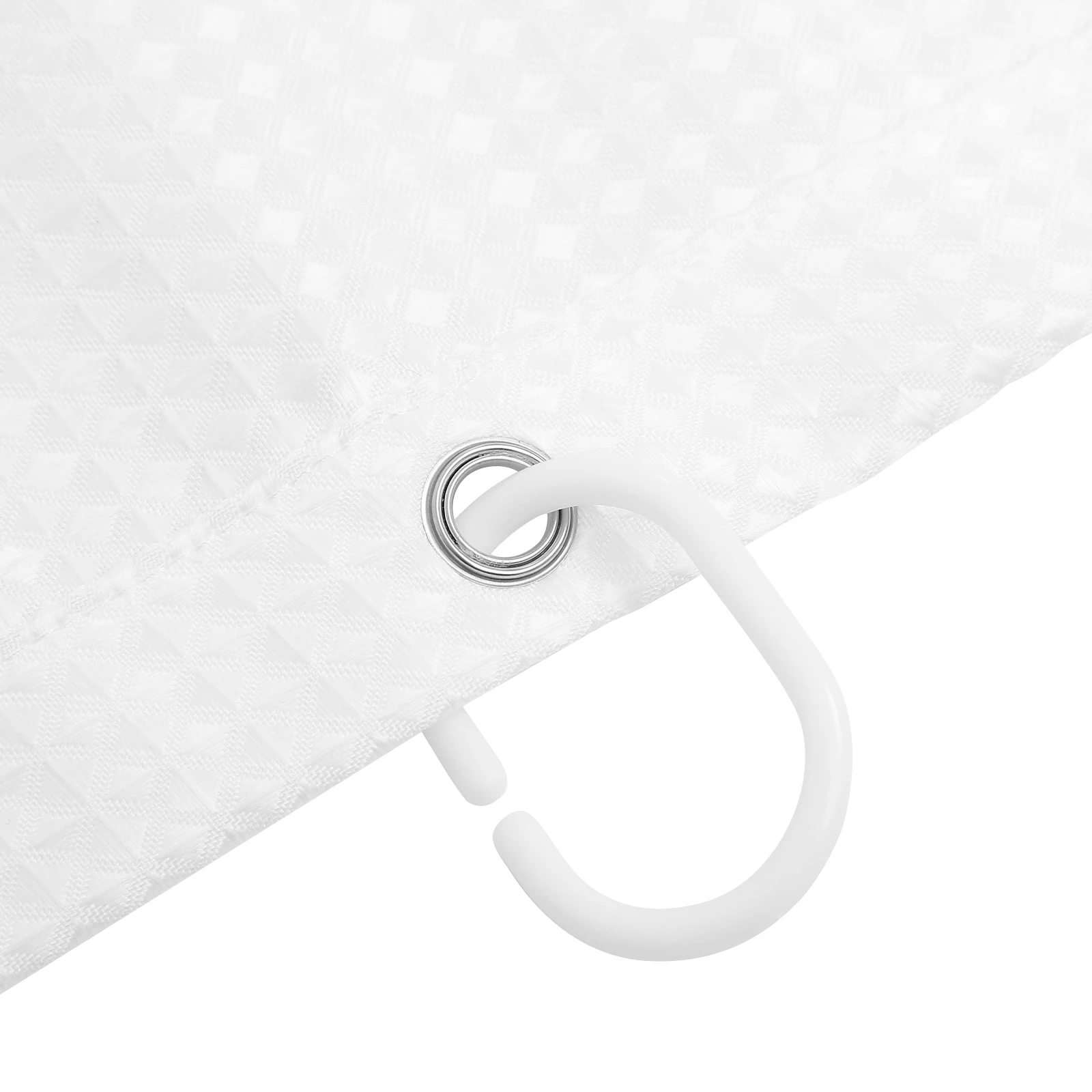 

Waterproof Shower Curtain Plain Color Thickened Large Bath Curtain For Home Hotel With Hooks Bathroom Accessory Solid Pattern