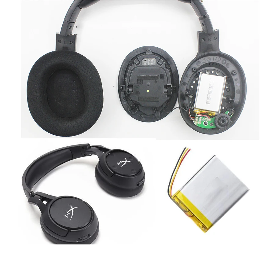 Replacement Li-Battery for HyperX Cloud Alpha/Cloud2/Flight  Wireless Gaming Headsets