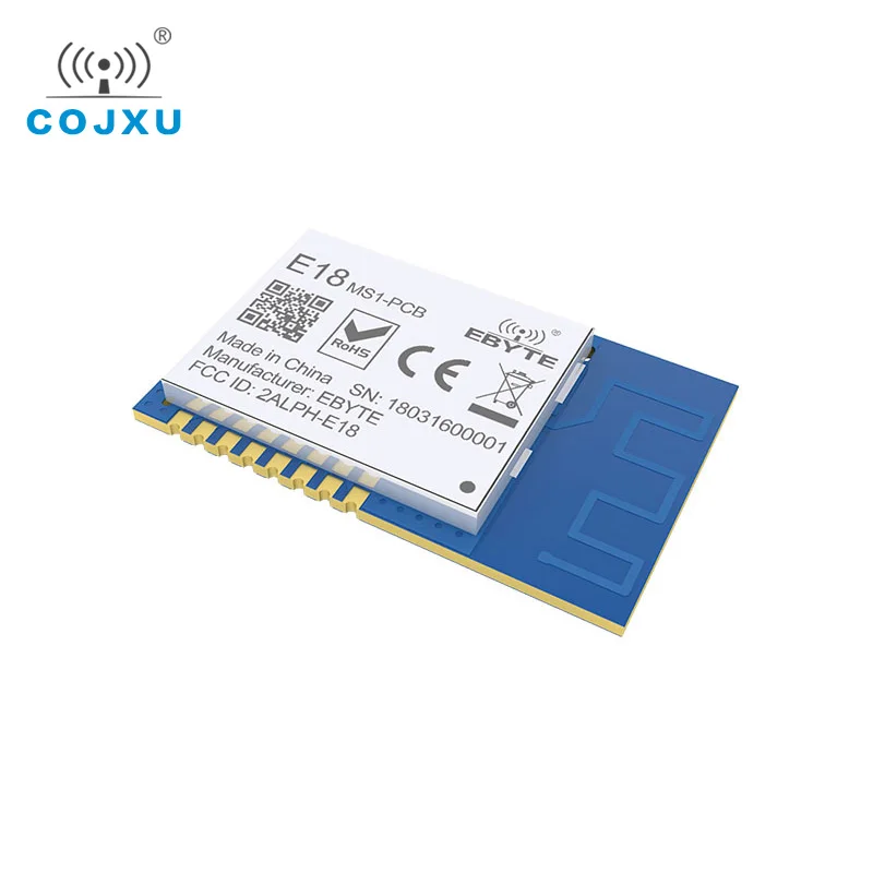 CC2530 지그비 모듈, IO 2.4Ghz, 2.5mW PCB 안테나, IoT uHF 메쉬 네트워크 무선 송수신기, 송신기 수신기 E18-MS1-PCB