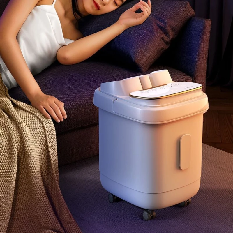 Electric Constant Temperature Deep Barrel Pedicure Machine Foot Bath Automatic Heating Massage Footbath Machine Sauna 220V
