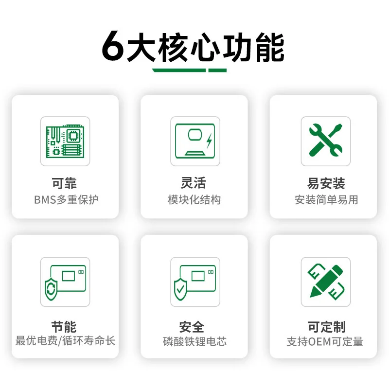 Customized large-capacity photovoltaic energy storage system integrated machine solar home emergency power supply energy storage