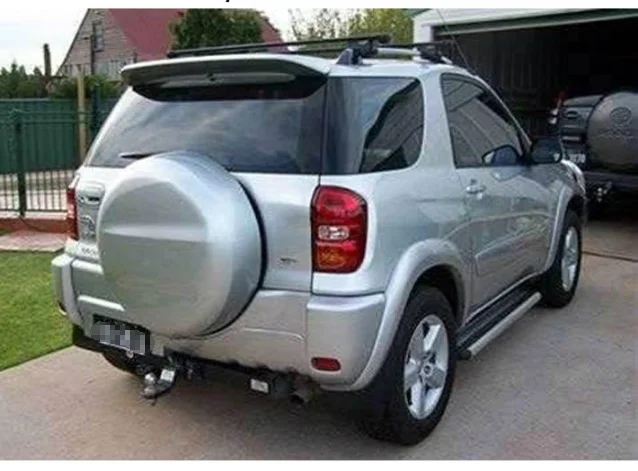 Toyota RAV4 RAV 4 için araba aksesuarları 2001 2002 2003 2004 ABS plastik boyasız astar kuyruk bagaj kanat arka Spoiler dekorasyon