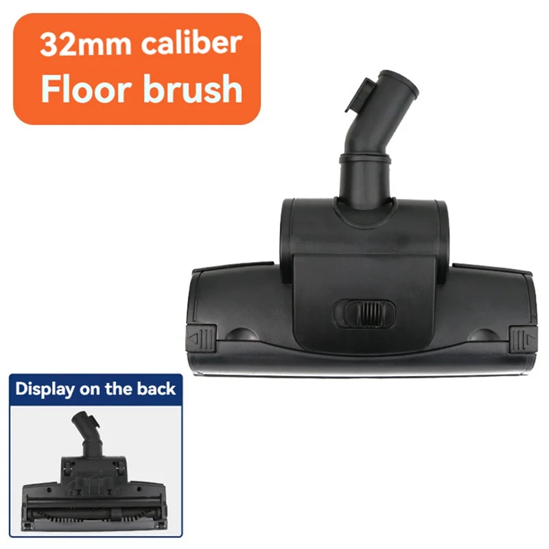 B07B-Vacuum Cleaner Floor Brush For Midea 32Mm Floor Brush Head Carpet Brush With Clean Brush Household Cleaning Accessories