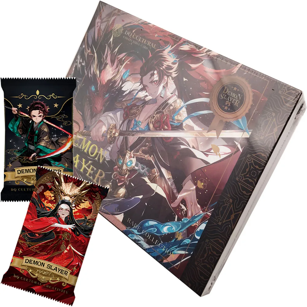 

Classic Popular Anime Demon Slayer Collection Card Zenitsu Agatsuma Nezuko Kamado Exquisite Craftsmanship Cards Boys Girls Gifts