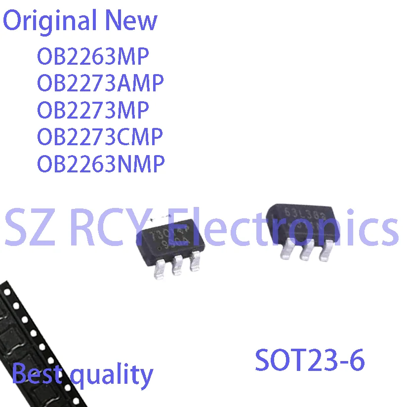 (10-50 PCS) NOVO OB2263MP OB2273AMP OB2273MP OB2273CMP OB2263NMP OB2273 73 OB2263 63 SOT23-6 IC Modo de Corrente Controlador PWM