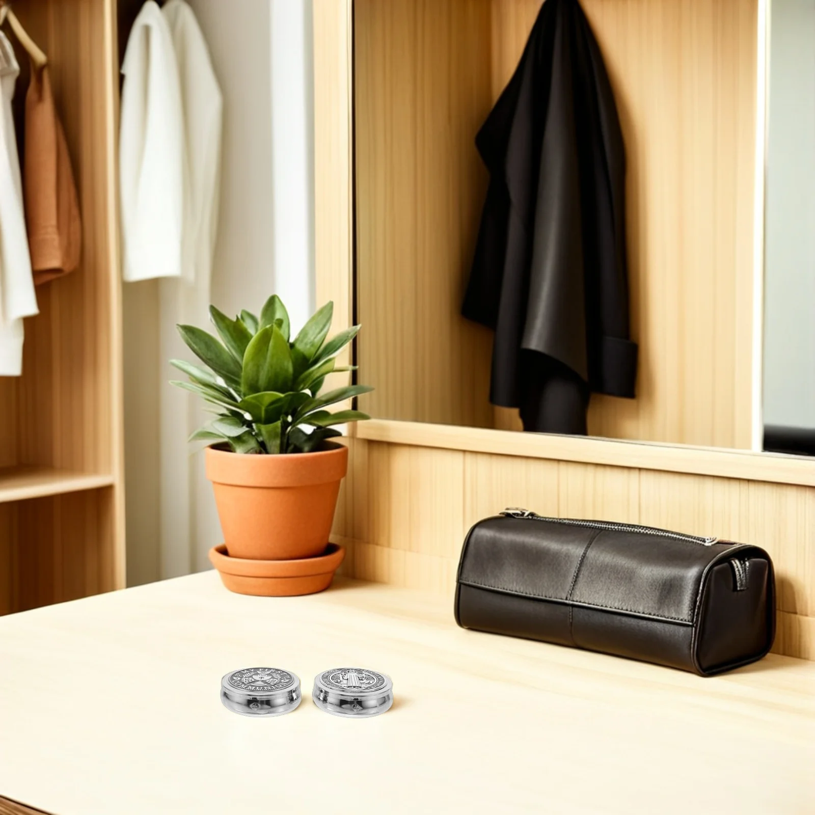 

2pcs Communion Keepsake Box Vintage Metal Jewelry Case For Rosary Beads Storage Religious Travel Organizer Catholic Necklace