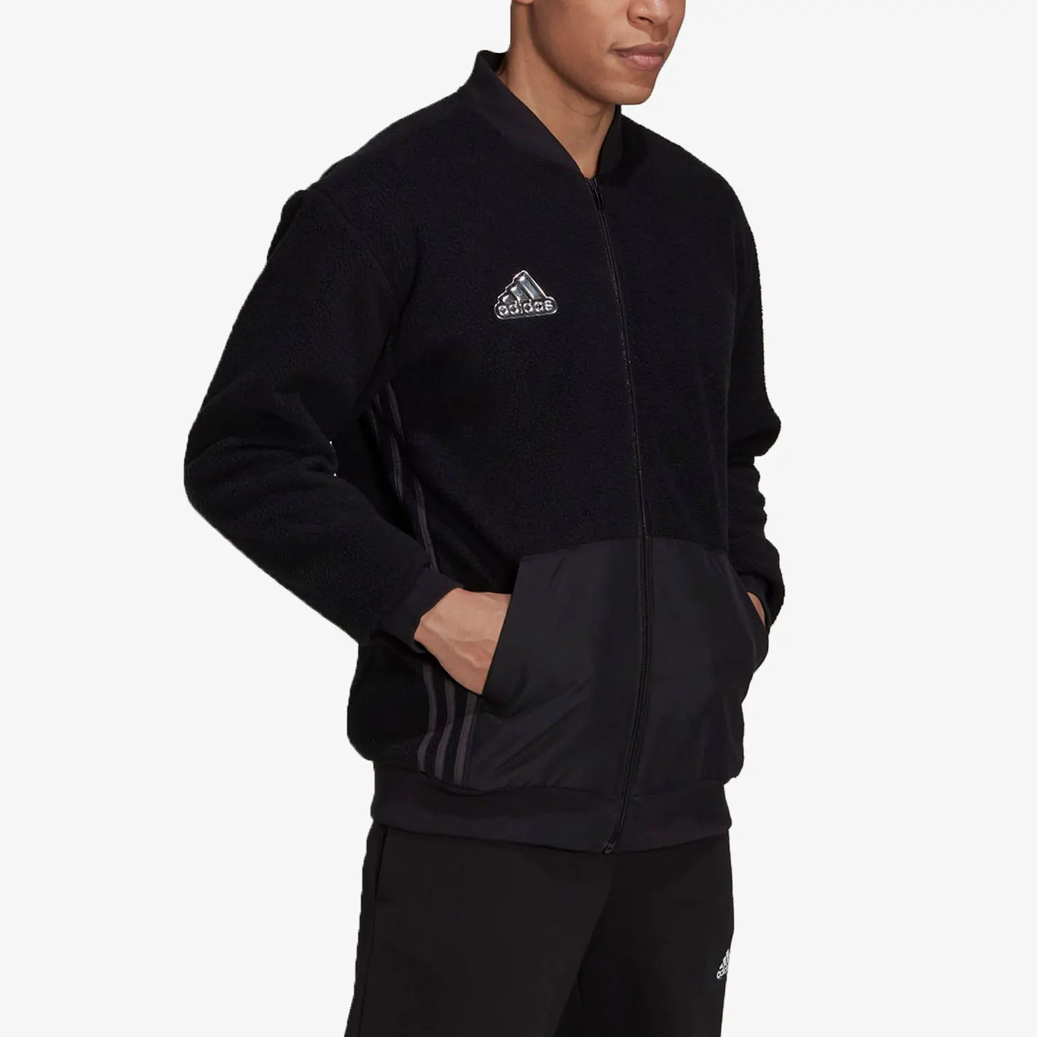 

Adidas genuine velvet men's sports and casual loose jacket HL6920