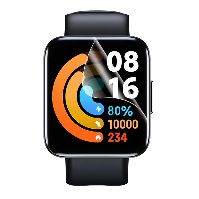 10PCS TPU Hydrogel Screen Protector for Xiaomi Redmi Watch 3 Active / REDMI WATCH 3 Lite /2Lite Smartwatch Soft Protective Film