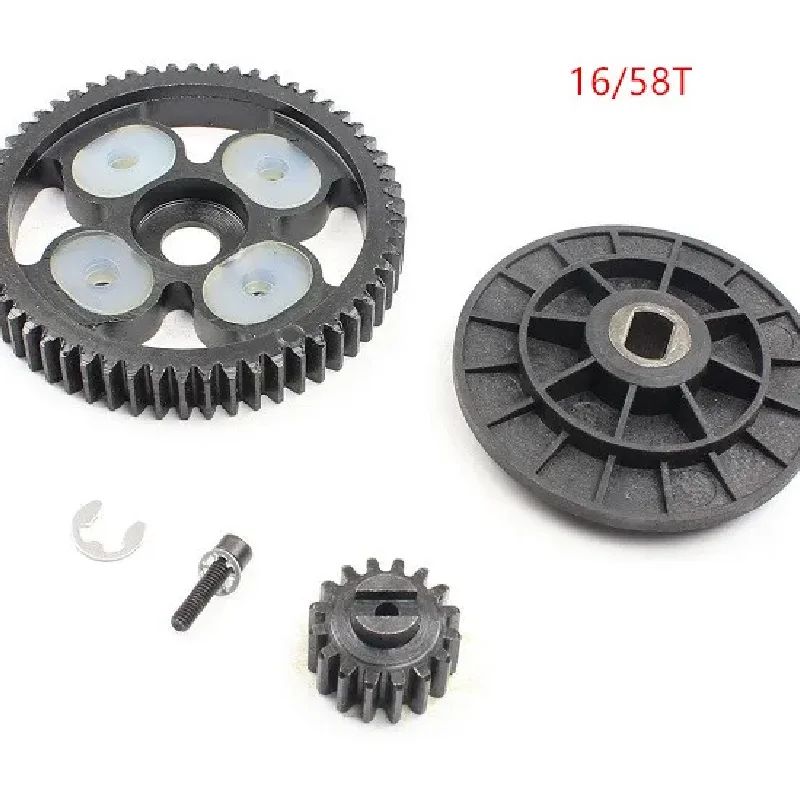 Rovan Steel 16/58 19T/55T Tooth Spur Gear Clutch Bell Set for 1/5 King Motor Baja vehicles and HPI Baja 5B 5T and 5SC