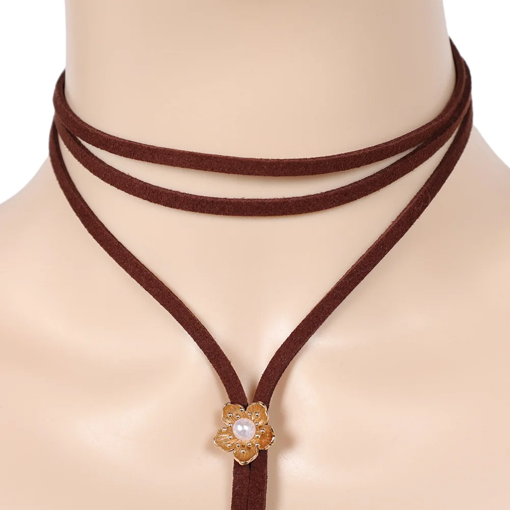 Fancy FF7 Aerith Cosplay Necklace For Women Game Final Disguise Fantasy Accessories Neck Woman Halloween Carnival Party Prop