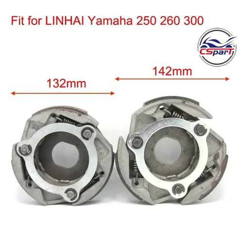 Embrague de 132MM 142MM MAJESTY LINHAI 250 260 300 YP250 JL250 LH300 Buyang Feishen Gsmoon Linhai Sym Citycom GTS 250i 300i