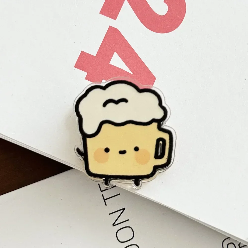 Cute Cartoon Ornaments Gift Sealing Clip Note Holder Pp Clip Student Cute Small Commodity Ornaments  Cute Stationery
