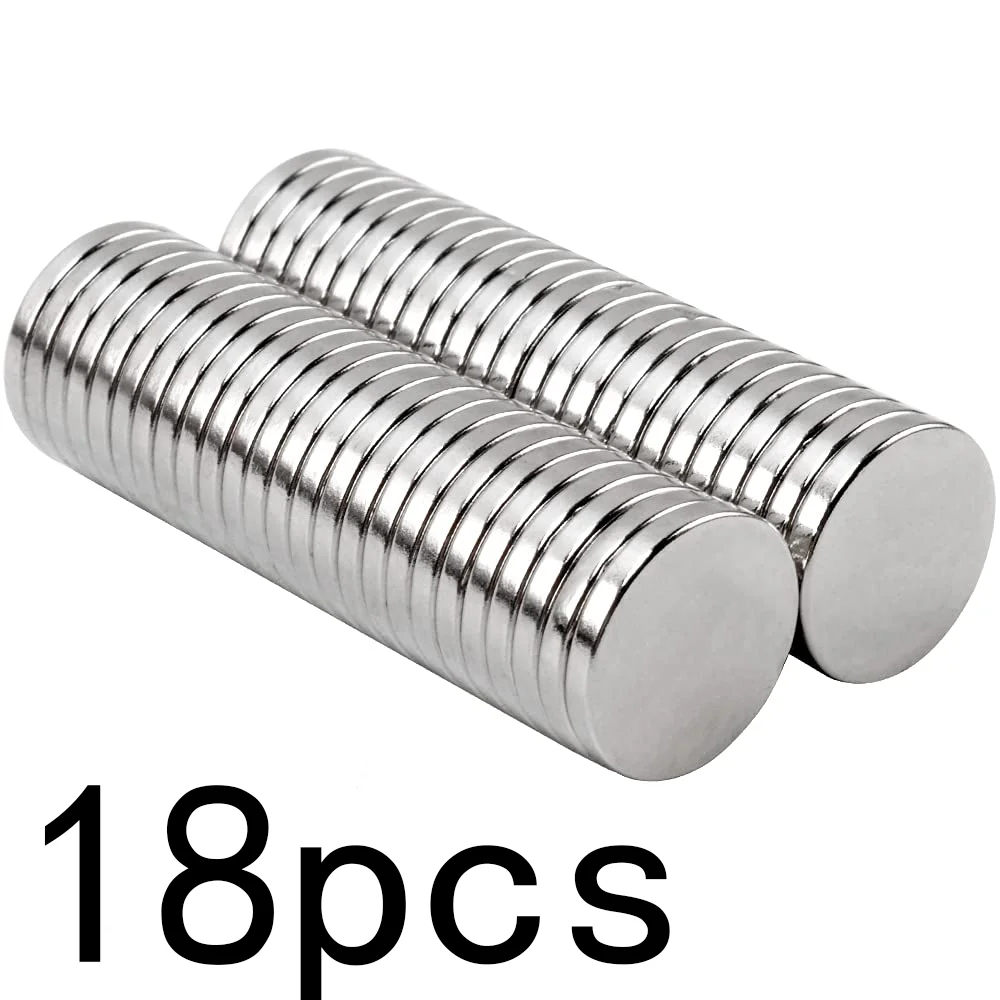 Superstarke Neodym-Magnete, Scheibe, 20 x 3 mm, robust, leistungsstark, seltene Erden, extra stark, für Kühlschrank, Kabine