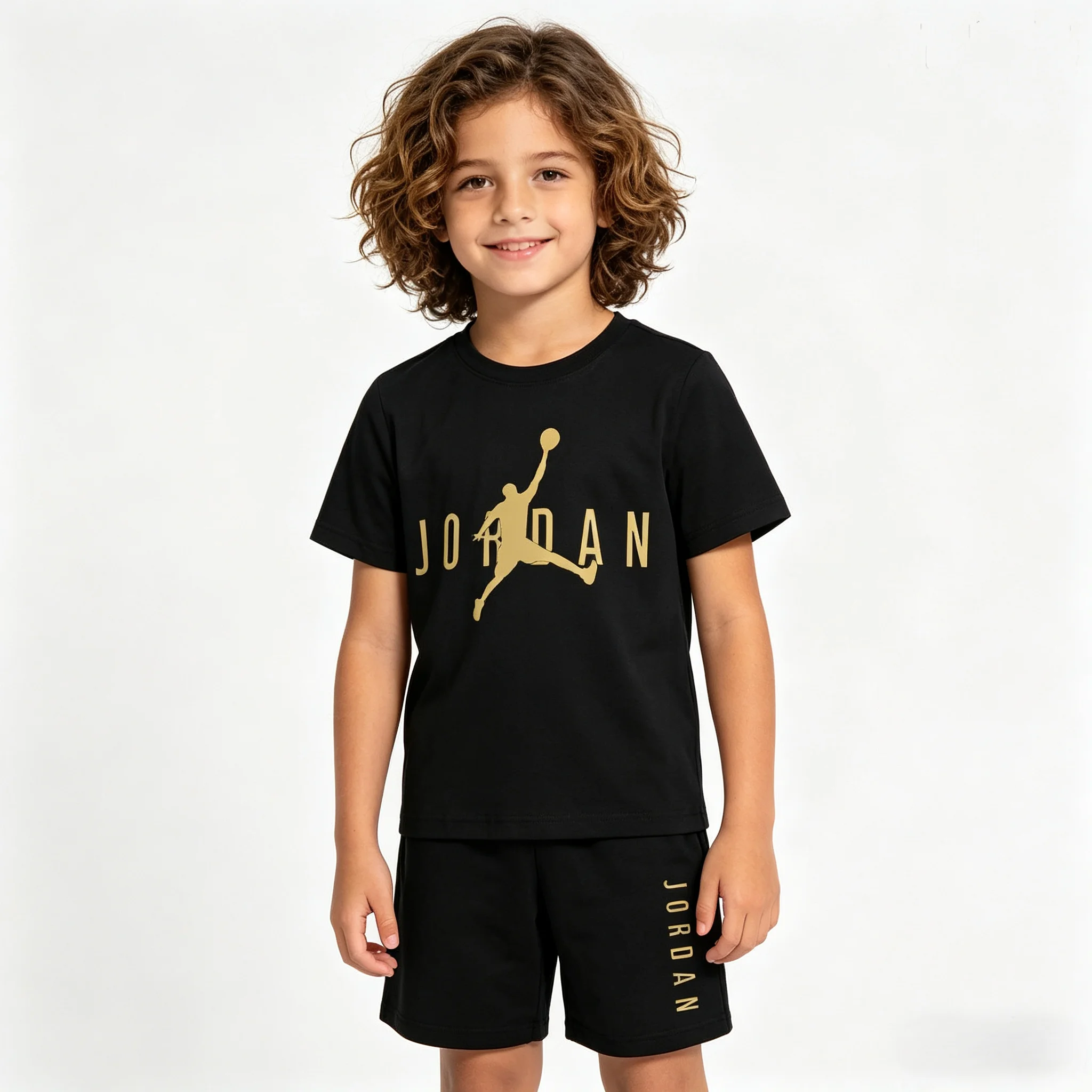 

Summer Short Sleeve Children Set Basketball expert Print Sports T-shirt+Shorts 2pcs Set 3-14Yrs Kids Boy Girl Fashion Tracksuit
