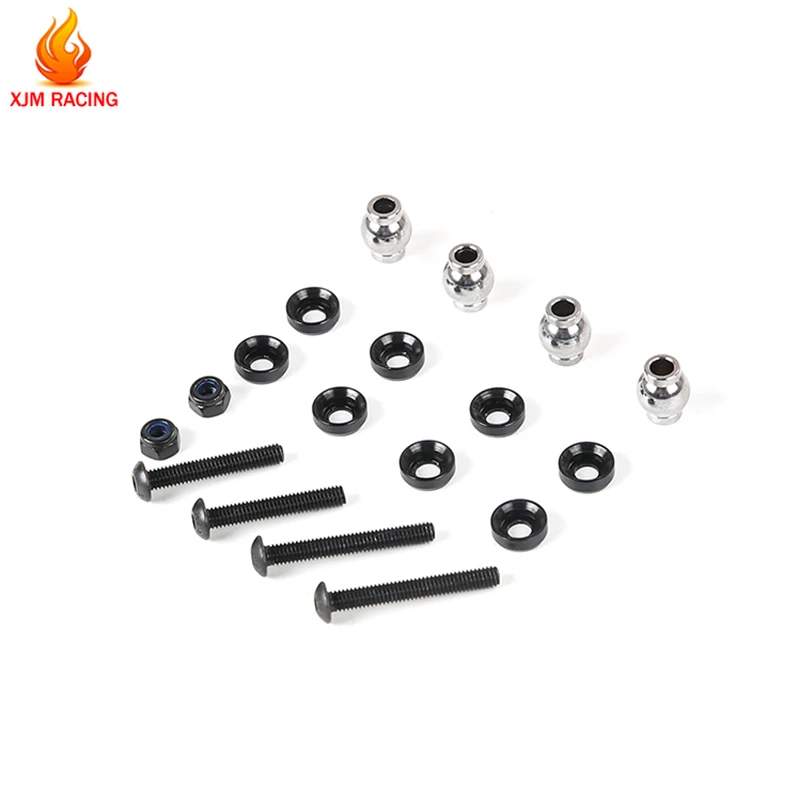 Metal Anti-fall Steering Tie Rod Ball Joint Assembly Kit for 1/5 HPI Rofun Baha KM Rovan Baja 5B 5T 5SC Truck Rc Car Racing Part