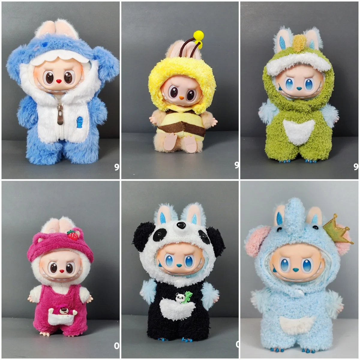 

Novo Quente 2.0 has a Labubu series seat, macaron suit clothes, Labubu monster doll, vinyl doll clothes, doll hat, and clothing