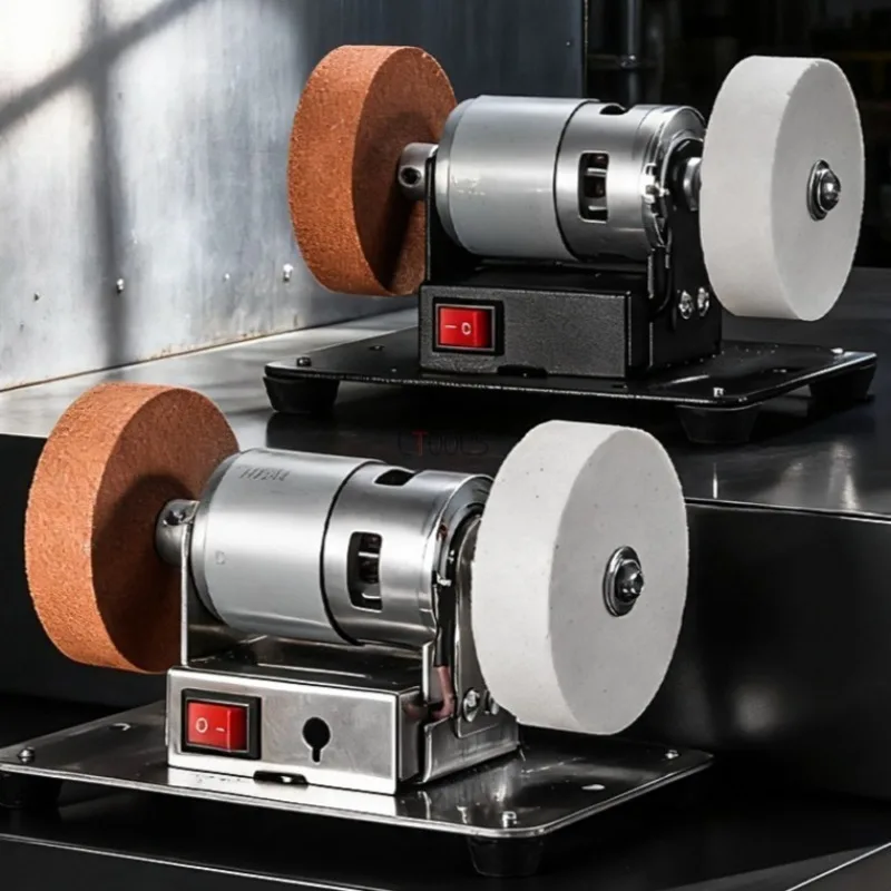 

Микроэлектрическая настольная шлифовальная машина для крупной и тонкой полировки, двойная шлифовальная машина, небольшая настольная шлифовальная машина, мощная машина для быстрой полировки