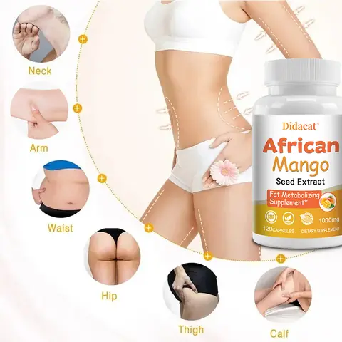 अफ़्रीकी मैंगो कैप्सूल - शक्तिशाली चयापचय, भूख कम करने वाला, प्रतिरक्षा प्रणाली स्वास्थ्य, वसा जलाने वाला कैप्सूल, गैर-GMO 6 best sales वसा बर्नर गोलियाँ - №4