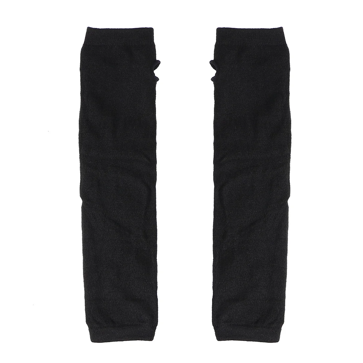 

Fingerless Gloves Knitted Arm Sleeves For Women Winter Warm Long Sleeve Black Fitness Shaping Accessories