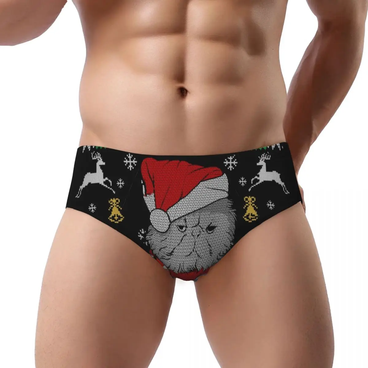 

Я не знаю Марго, Санта-Кот, рождественские каникулы, мужские треугольные трусики, удобное короткое нижнее белье для мужчин, подарок бойфренду