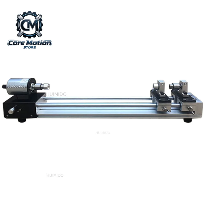 Upgrade DIY Multi-function Lathe 12-24V mini Simple Drilling Grinding Polishing Guide Rail Punching Forward and Reverse