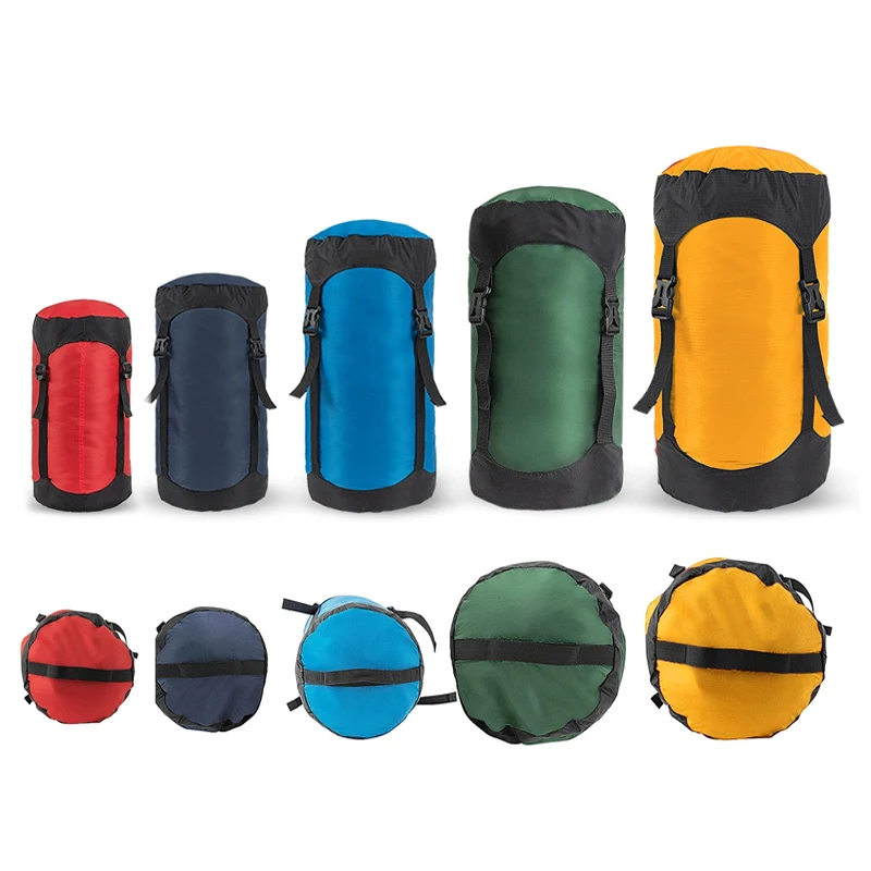 

4L-35L Ultralight Waterproof Nylon Compression Stuff Sack for Sleeping Bag Storage Bag Save Space for Camping Hiking Backpacking